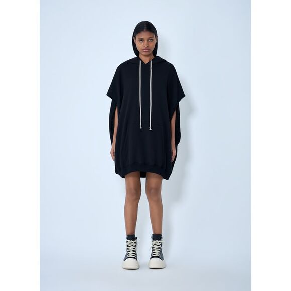 Rick Owens Women Hooded Cape T-Shirt